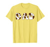 Cow Print For Family Matching Outfits DAD Cow Brown White Animal Print, Cow Pattern Farmer DAD T-Shirt - size chart