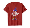 Funny Quote Horror Costume Party Family Friends I'm The Retired Witch Spooky Scary Halloween Retiree Women T-Shirt - size