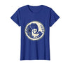 Mademark Elephant Mom and Baby Trunk Touch Illustration T-Shirt - Women - size chart