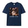 Chaierfei Funny Doll Halloween Mentally I'm Here T-Shirt - size chart