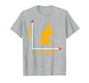 Wittgensteins Rabbit Duck Illusion Physics Nerd Math Geek T-Shirt — design detail