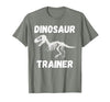 Dinosaur Trainer Costume Halloween Dino Skeleton T-Shirt - size chart