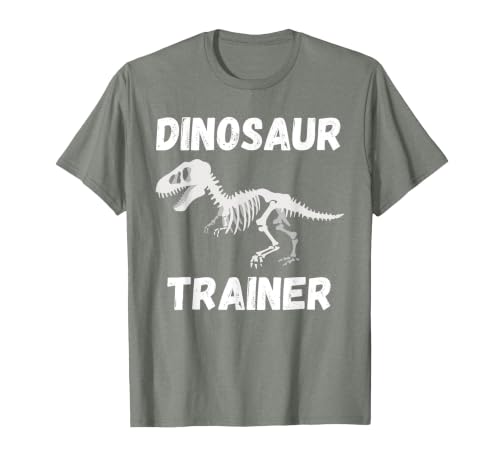 Dinosaur Trainer Costume Halloween Dino Skeleton T-Shirt - size chart