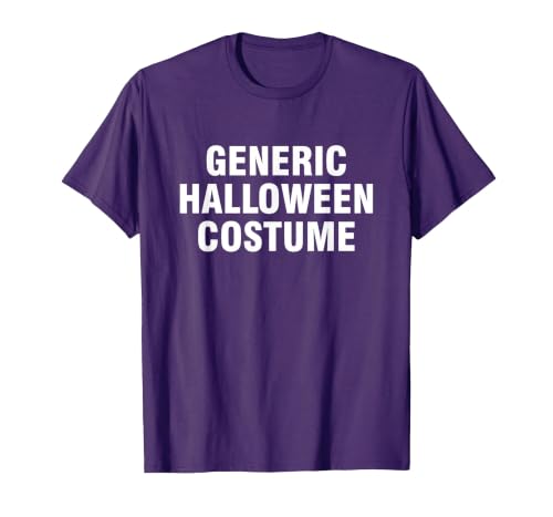 Generic Halloween Costume T-Shirt - size chart