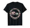 Mademark Elephant Mother and Calf Trunk Touch Mama Gift T-Shirt - Men - size chart
