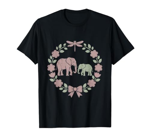 Mademark Elephant Mother and Calf Trunk Touch Mama Gift T-Shirt - Men - size chart