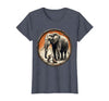 Mademark Mouse Hands Elephant a Tiny Broom Funny Animal Art T-Shirt - Women - size chart