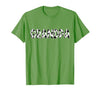 Cow Pattern Print Family Matching Birthday Shirts Cow Grandpa Birthday Family Matching Fathers Day Boy Girl T-Shirt - size