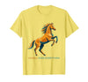 Mademark Horses Over Everything Equestrian Design T-Shirt - Men - size chart