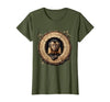 Mademark Capuchin Monkey in Hollow Log Illustration T-Shirt - Women - size chart