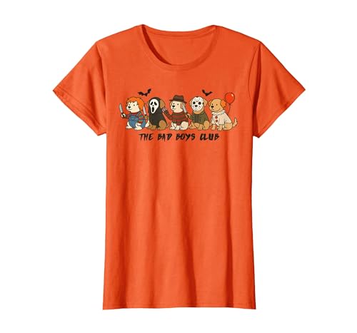 Funny Horror Movie Dogs Shirt For Dog Lovers Funny Dogs in Costumes, Horror Movie Dogs, Halloween Dog T-Shirt - size chart