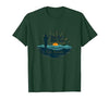 Mademark Boat Hair Don't Care Fish Beware Fishing Apparel T-Shirt - size chart