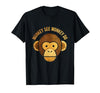 Mademark Monkey See Monkey Do Funny Primate Design T-Shirt - Men - size chart