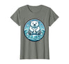 Mademark Polar Bear Lone Ice Floe Arctic Drift Design T-Shirt - size chart
