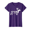 Halloween Corgi Skeleton Spooky Costume Corgi Skeleton Halloween T-Shirt - size chart