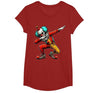 Creepy Halloween Dabbing Dab Dance Dabbing Creepy Clown Scary Halloween Dab Dance T-Shirt - size chart