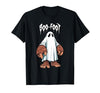 Spooky Bigfoot Sasquatch Ghost Halloween Humor Fun Boo Foot Bigfoot Ghost Sasquatch Halloween Funny Humor T-Shirt - size