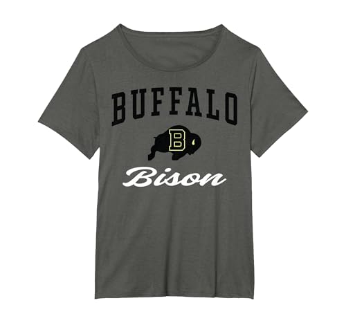 Official High School Fan Gear Buffalo High School Bison T-Shirt C3 T-Shirt - size chart