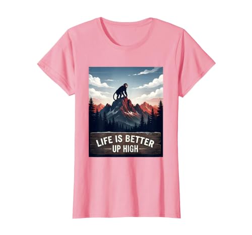 Mademark Life Is Better Up High Monkey Design T-Shirt - Women - size chart