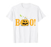 Peanuts Halloween Boo Pumpkin T-Shirt - size chart