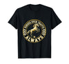Mademark Horses Over Traffic Always Equestrian Design T-Shirt - Men - size chart