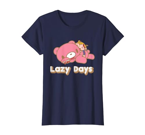 Gloomy Bear The Naughty Grizzly & Pity Lazy Days Anime T-Shirt - size chart