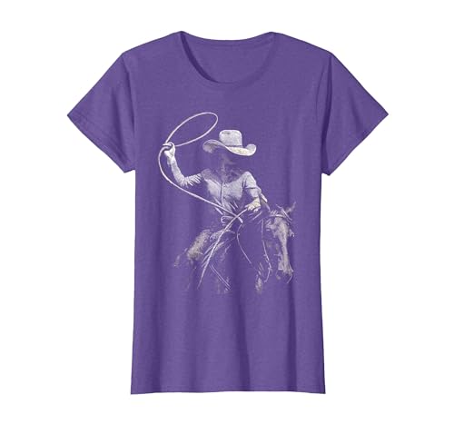 Cowgirl Western Rodeo Rodeo Cowgirl Western Horse T-Shirt - size chart