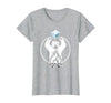 Mademark Polar Bear Throws Ice Into Fire Funny Design T-Shirt - size chart