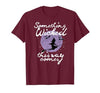 Witchy Halloween Witch Tees Halloween Something Wicked This Way Comes Shakespeare Shirt T-Shirt - size chart