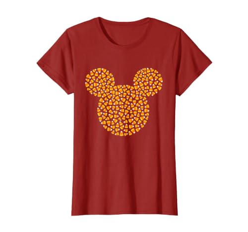 Disney Mickey Mouse Candy Corn Halloween T-Shirt - size chart