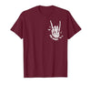 Funny Skeleton Halloween Vintage Stay Spooky Hand Skeleton Happy Halloween Pocket T-Shirt - size chart