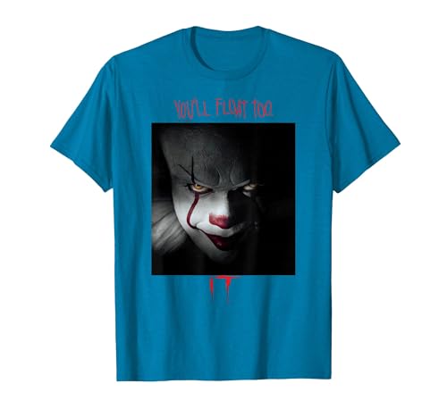 IT Films/TV Series - Pennywise You'll Float Too T-Shirt - size chart