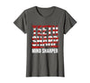 Mademark Teeth Sharp Mind Sharper Shark Graphic Design T-Shirt - size chart
