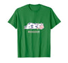 Bad Mood Sleeping Cow Tee Moooody Cow Beef Milk Farm Animals T-Shirt - size chart