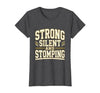 Mademark Strong Silent and Stomping Elephant Design T-Shirt - Women - size chart