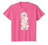 Pink Kawaii & Anime Stuff Pigs On A Pile - Cute Kawaii Anime - Pig Aesthetic Japanese T-Shirt - size chart