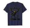 Mademark Wild and Swinging Free Monkey Graphic Design T-Shirt - Men - size chart