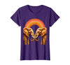 Mademark Be Kind Elephant Gentle Touch Illustration T-Shirt - Women - size chart