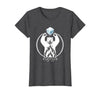 Mademark Polar Bear Throws Ice Into Fire Funny Design T-Shirt - size chart