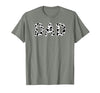 Cow Pattern Print Family Matching Birthday Apparel Cow Dad Birthday Family Matching Girl Boy Farm Birthday T-Shirt - size