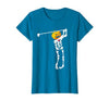 Funny Skeleton Golf Halloween Costume Golf Skeleton Pumpkin Halloween Shirt T-Shirt - size chart