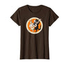The Persnickety Owl Vintage Halloween Ephemera The Black Cat Magazine Halloween Cat Rabbit and Banjo T-Shirt - size chart