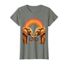 Mademark Be Kind Elephant Gentle Touch Illustration T-Shirt - Women - size chart