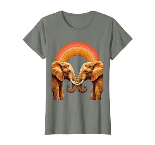 Mademark Be Kind Elephant Gentle Touch Illustration T-Shirt - Women - size chart