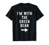 Im With The Green Bean Halloween Costume I’m with The Green Bean Funny Halloween Couple Costume T-Shirt - size chart