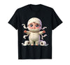 Mademark Kids Halloween Mummy Wrapped in Toilet Paper T-Shirt - size chart