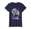 MyAnimal - Your Favourite Animal Wear Lion Majestic and Proud in Artistic Style T-Shirt - size chart