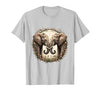 Mademark Mama Elephant and Calf Touching Trunks Gift T-Shirt - size chart