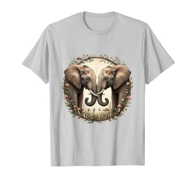 Mademark Mama Elephant and Calf Touching Trunks Gift T-Shirt
