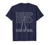 Mademark Deep End Kind of Girl Womens Shark Design T-Shirt - size chart
